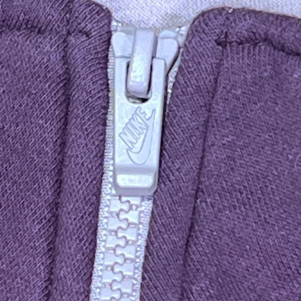 Nike‎ Mens Club Fleece size Lg Quarter Zip Colorblock Pullover Plum Navy retro